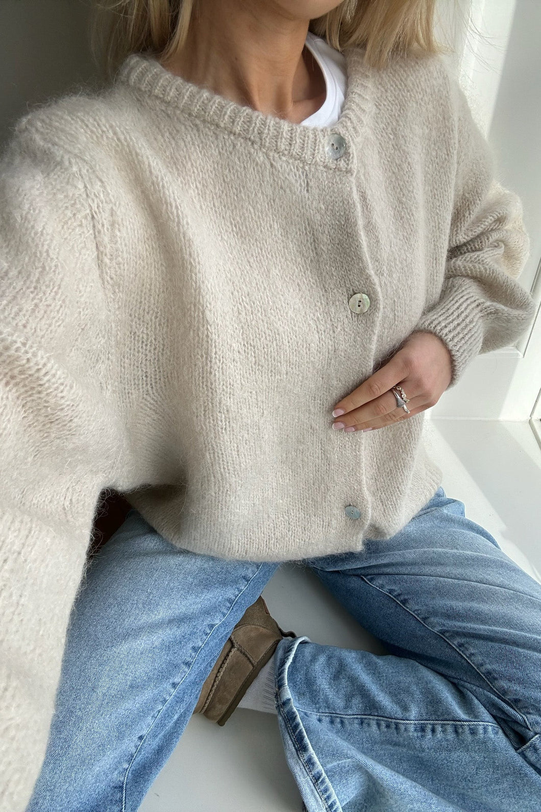 Ida Ic beige cardigan